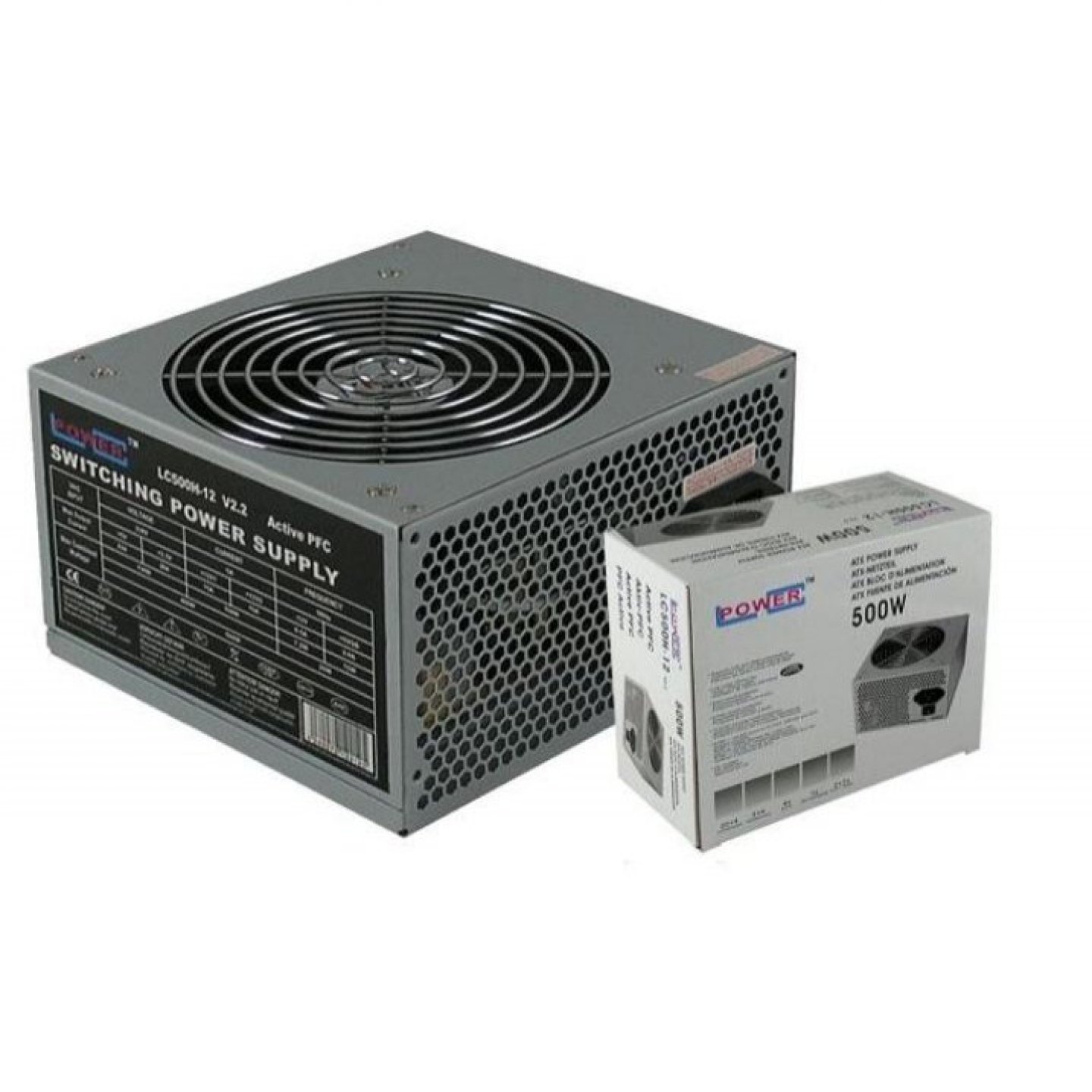 TÁPEGYSÉG LC POWER 500W LC500H-12 V2.2 ga